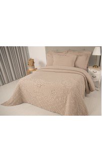 Покрывало Tivolyo home MIRA бежевый 240х260