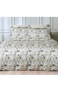 Комплект постельного белья Tivolyo Home VIENNA серый Евро