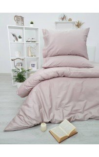 Комплект постельного белья Tivolyo Home CASUAL кофейный семейный