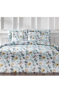 Комплект постельного белья Tivolyo Home DREAMY синий Евро