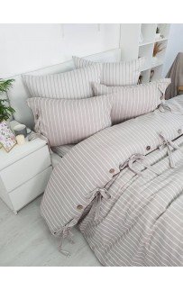 Комплект постельного белья Grazie Home D'OR коричневый Евро