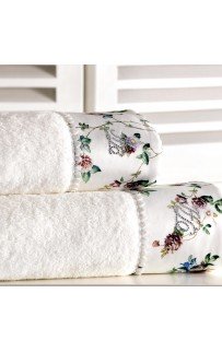 Полотенце Tivolyo Home ROSELAND белый 75х150