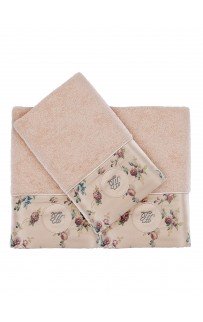 Полотенце Tivolyo Home ROSELAND LUх кремовый 50х100