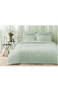 Комплект постельного белья Tivolyo Home LINES зелёный Евро