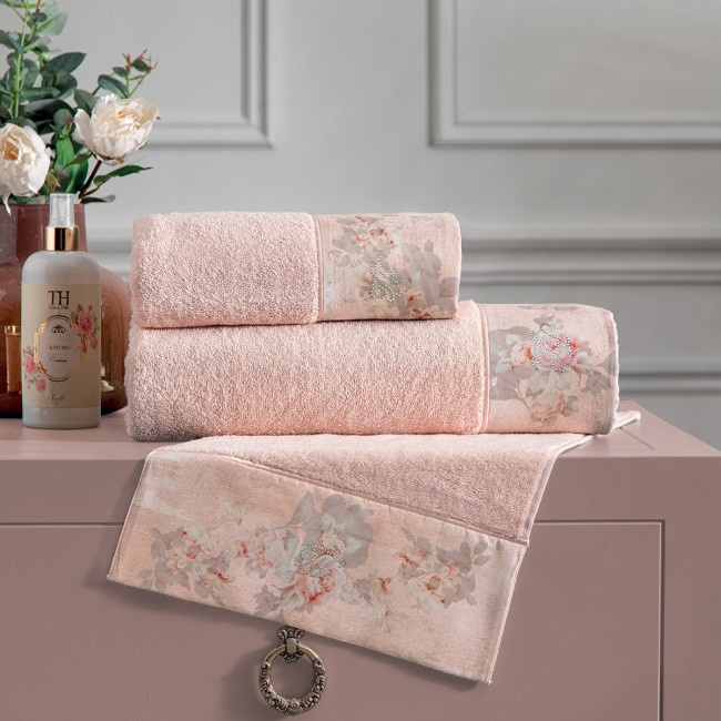 Салфетка Tivolyo Home NOSTALGIA пудра 3 предмета