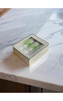 Набор кухонных полотенец Tivolyo Home WISTERIA зелёный 3 предмета