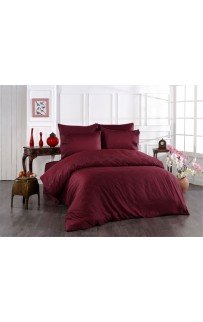 Комплект постельного белья Grazie Home VIANOVA бордовый Евро