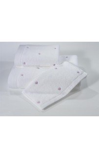 Набор полотенец Soft cotton LOVE лиловый 2 предмета