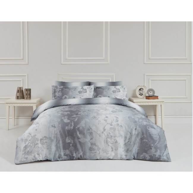 Комплект постельного белья Soft cotton KALSEDON серый Евро