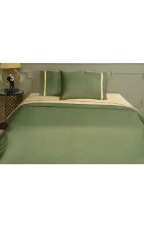 Комплект постельного белья Tivolyo Home COVERS хаки Евро