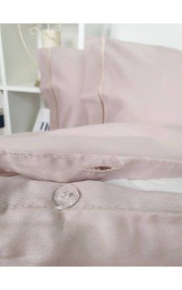 Комплект постельного белья Tivolyo Home CASUAL кофейный семейный