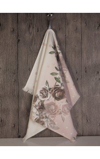 Кухонное полотенце Tivolyo Home POINT ROSE пудровый 50х70