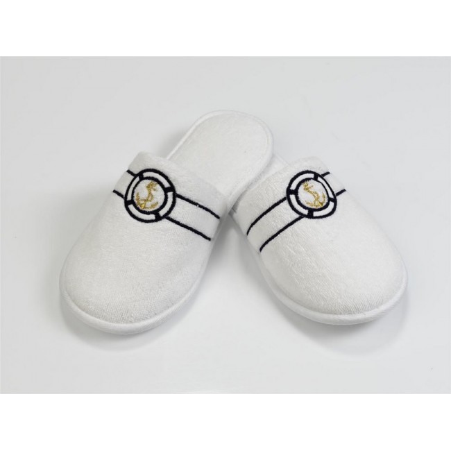 Тапочки Soft сotton MARINE белый 42/44