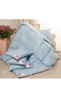 Одеяло Камелия 200х220, облегченное, цвет Голубой