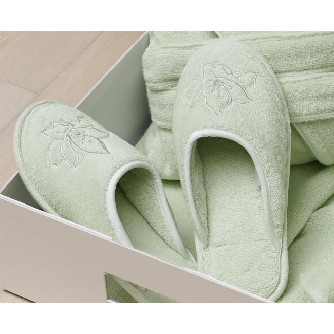 Тапочки Soft cotton LILIUM светло-зеленый 36