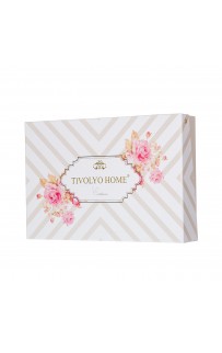 Комплект постельного белья Tivolyo home OLIVIA розовый семейный