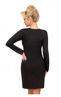 Silvana long nightdress Black S
