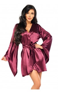 Samira peignoir Burgundy S/M/L