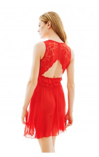 Margaritha chemise Red L/XL
