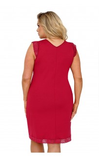 Vera plus nightdress Burgundy 6XL