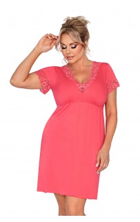 Mariza plus nightdress Coral 3XL