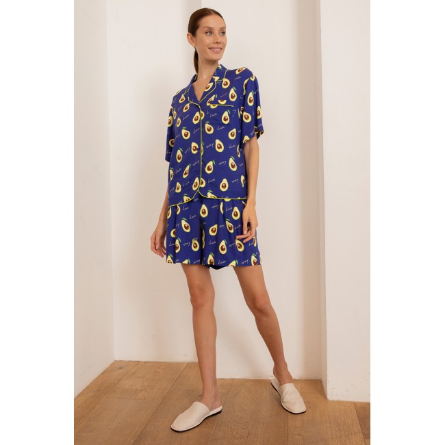 Шорты 56424 Фиолетовый авокадо S