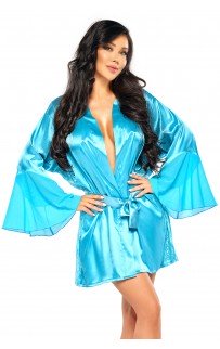 Marlene peignoir Turquoise S/M/L