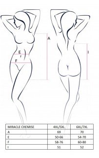 Miracle chemise Pink 6XL/7XL